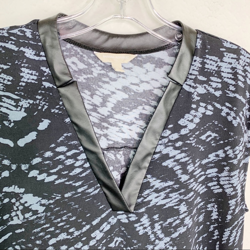 BR Snakeskin Leather Collar Dress E42 - Picture 3 of 5